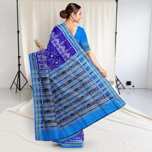 Trival Design Khandua Silk Saree